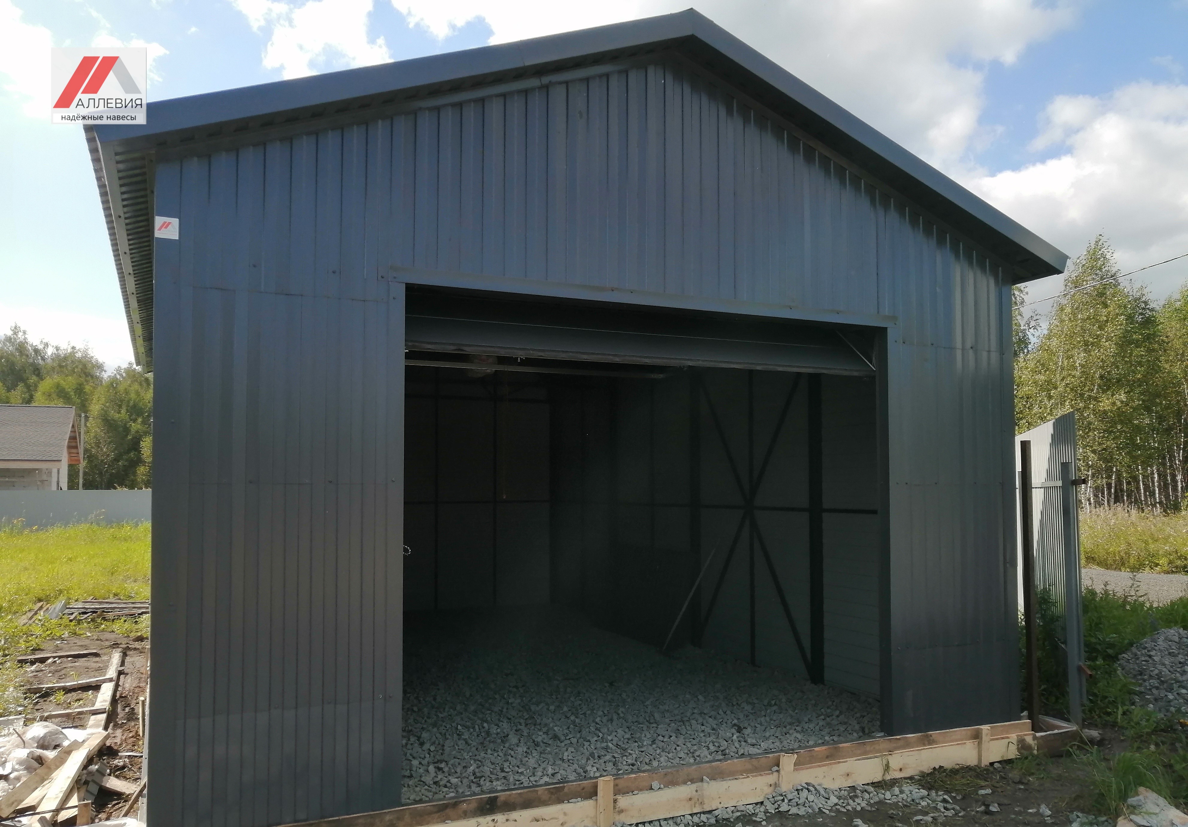 Гараж из сэндвич панелей Челябинск