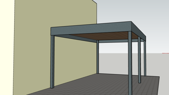 Навесы в стиле хай-тек