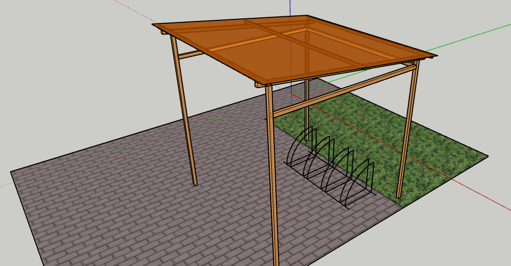 Навес для велосипеда Навес для велосипеда