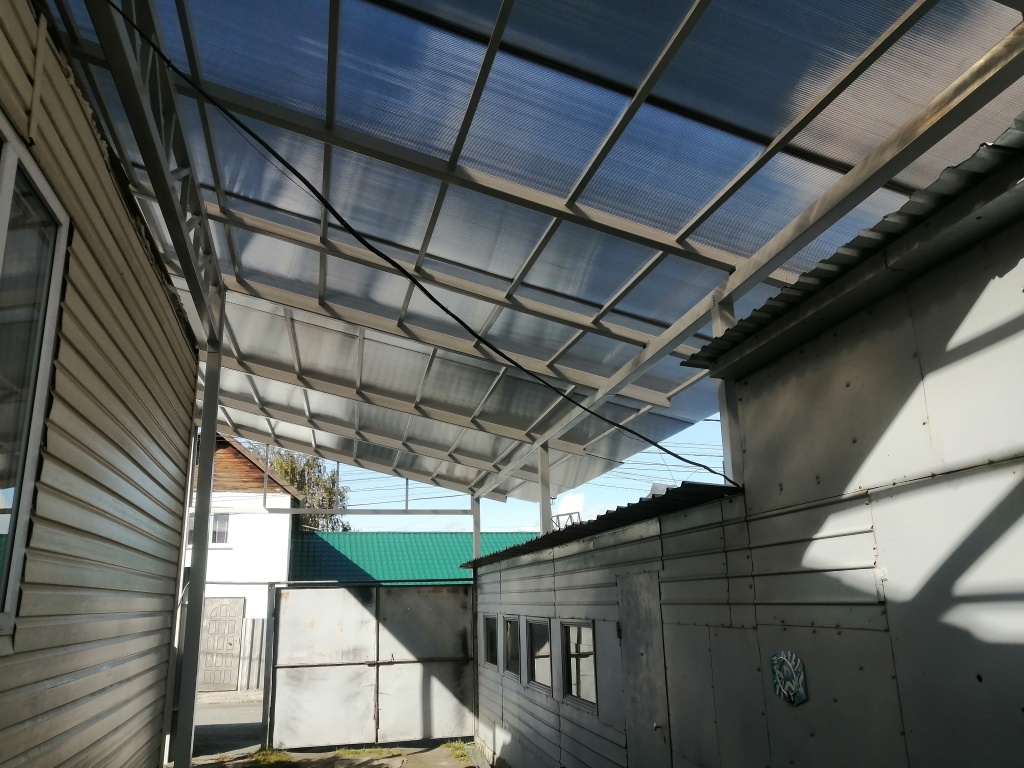 Навес к дому